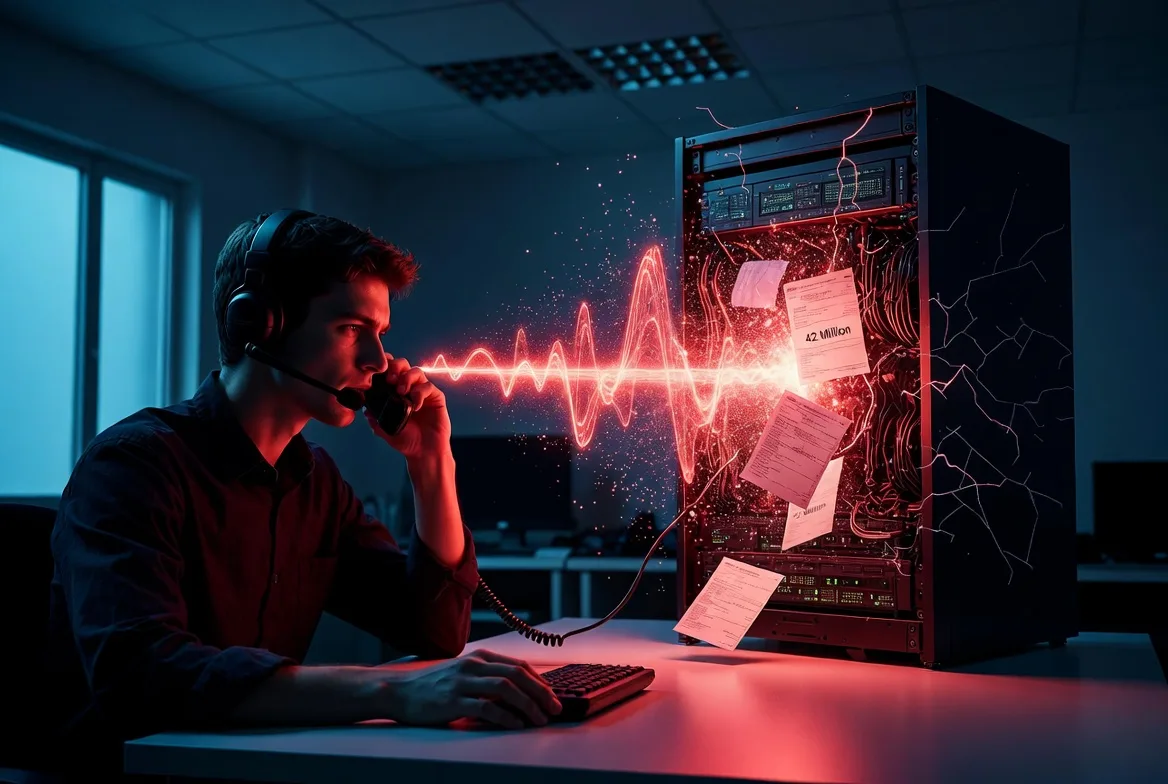 One Phone Call illustration (AI grok image)